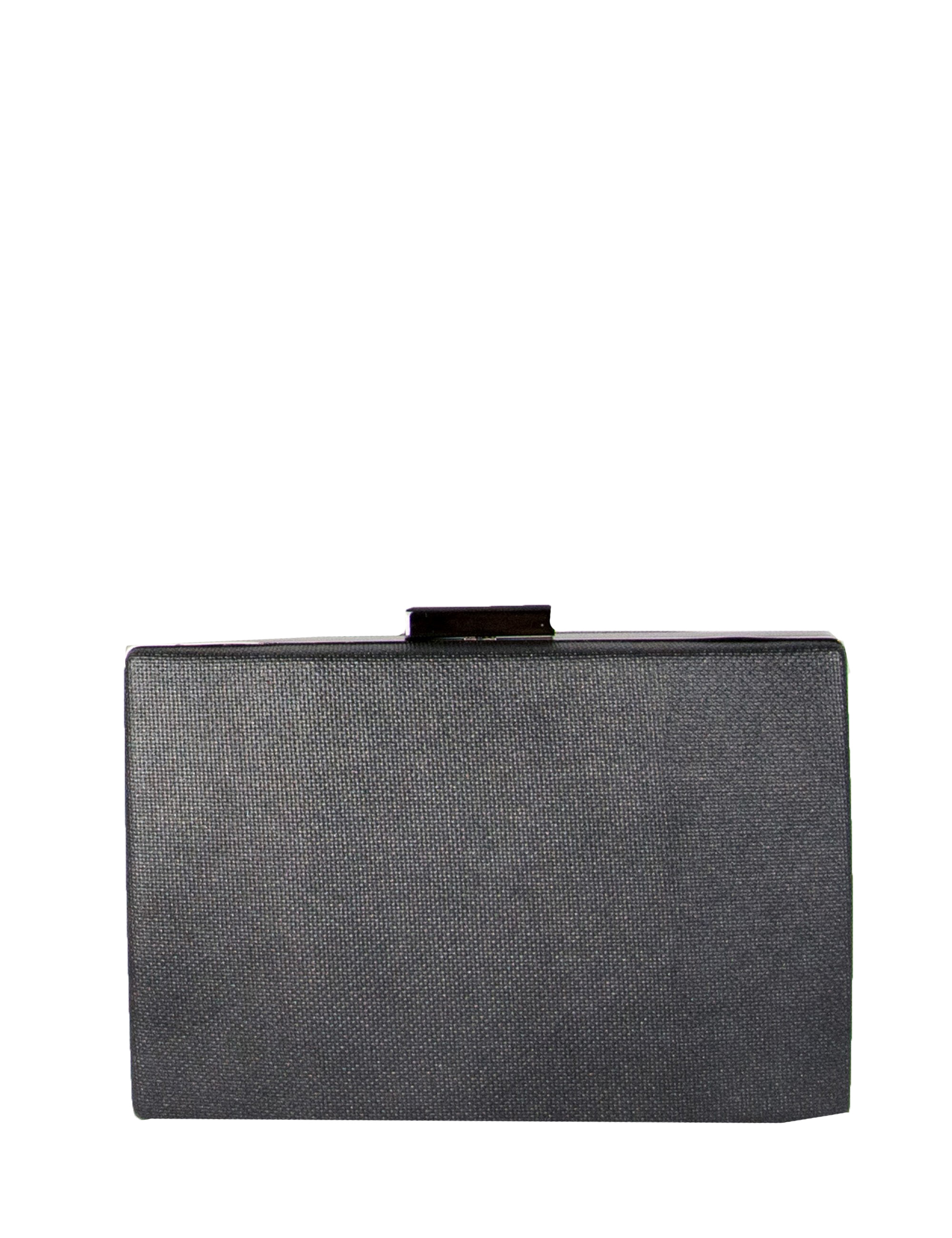 Γυναικείο ανθρακί Hardcase Clutch τσαντάκι αλυσίδα JKB11 φωτογραφία
